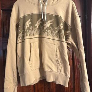 Signature Tan Hoodie with Duck Print